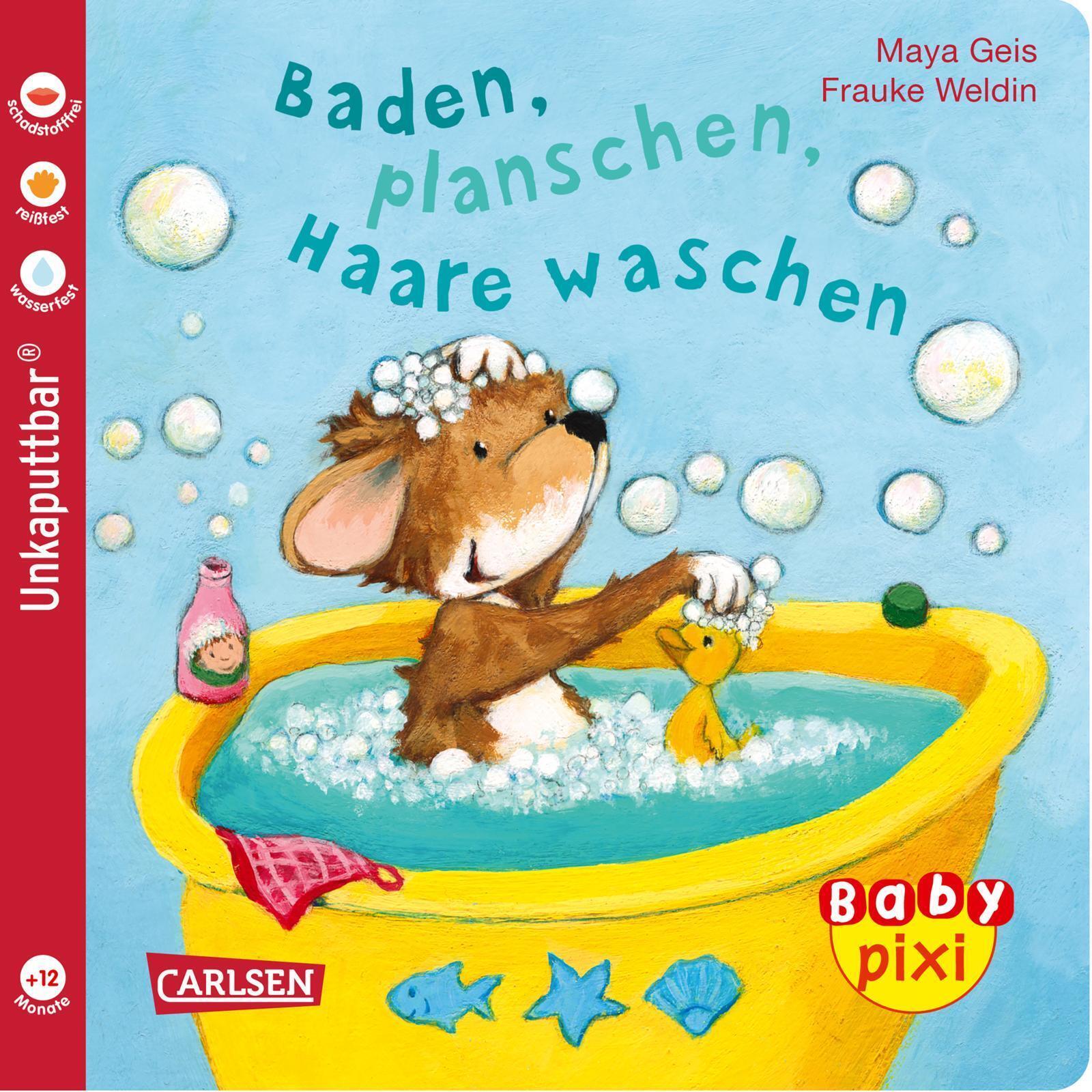 Baby Pixi (unkaputtbar) 62: Ve 5 Baden, Planschen, Haare Waschen (5