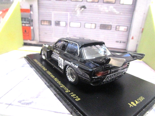 BMW 320 E21 talla 5 Nürburgring 1000 km Faltz #34 Stuck Höttinger 78 Spark 1:43 - Imagen 3 de 6
