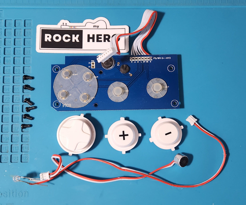 Wii Guitar Hero Rock Band OEM Controller Replacement Parts - Picture 90 of 119