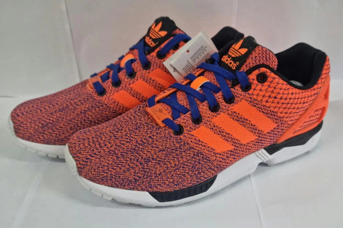 MENS ADIDAS ZX WEAVE ORANGE BLACK TRAINERS | eBay