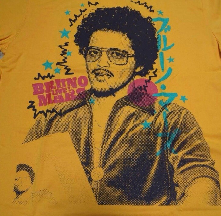 Bruno Mars Tokyo Dome Tour T-shirt M Size Official Live