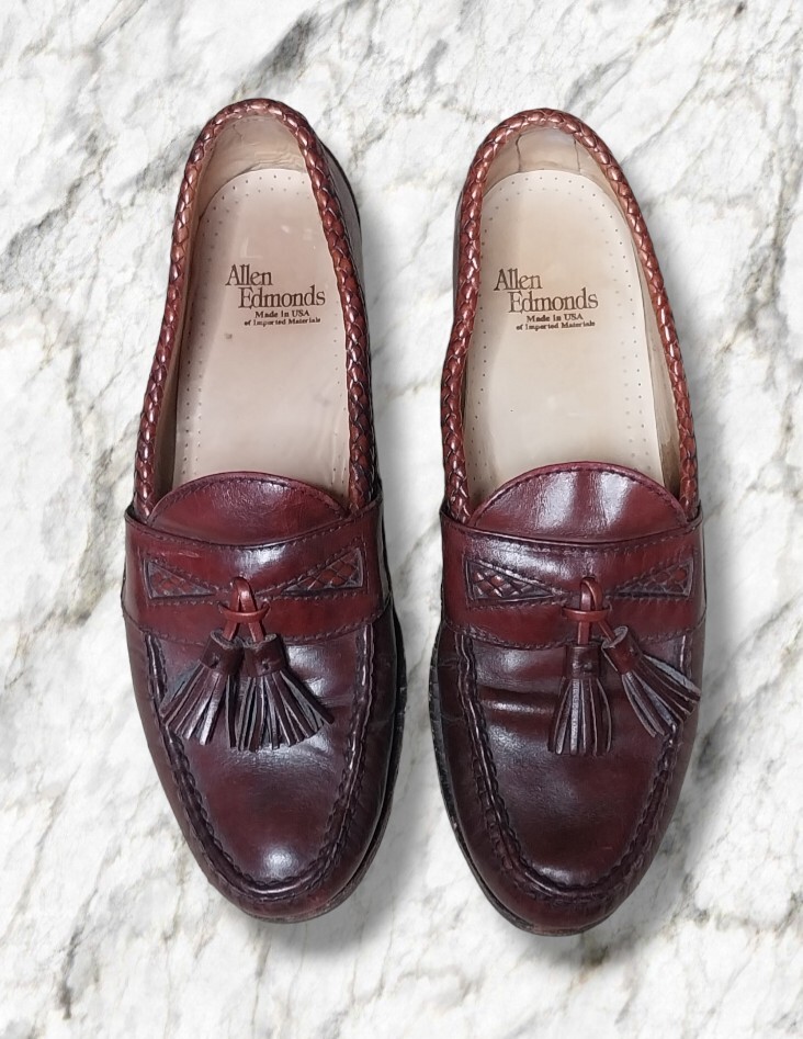 Allen Edmonds Maxfield Tassel Loafer Shoes Men display picture 2
