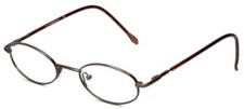 Calabria Flex Plus KIDS SMALL by Vivid 84 Brown Reading Glasses