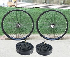 CDH 26" doppio strato cerchi bici set ruote 12G 48 raggi set ruote e tubo interno bici