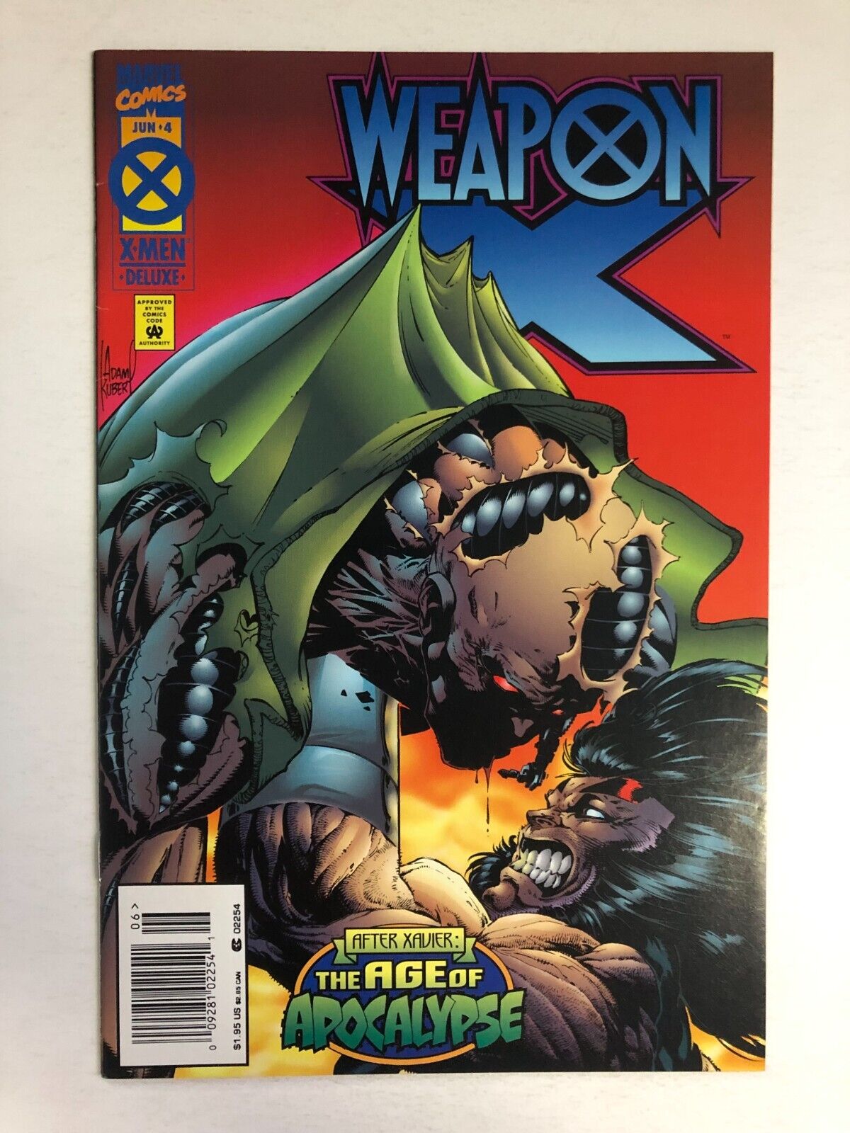 Weapon X #4 Deluxe - Adam Kubert - 1995 - Possible CGC comic