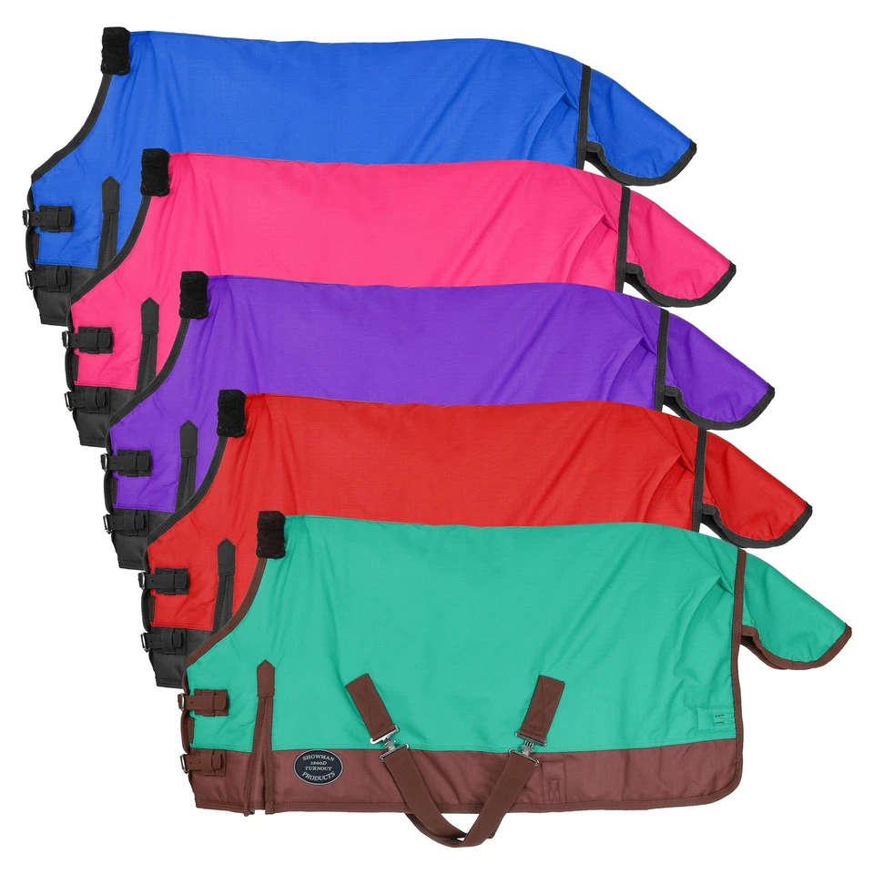 Showman Pony/Yearling 42"- 46" Waterproof/Breathable 1200 Denier Turnout Blanket