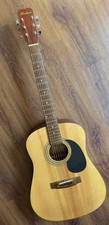 Hohner Hw-300 6 String Acoustic Guitar In Brown Matte Finish. Excellent Cond.