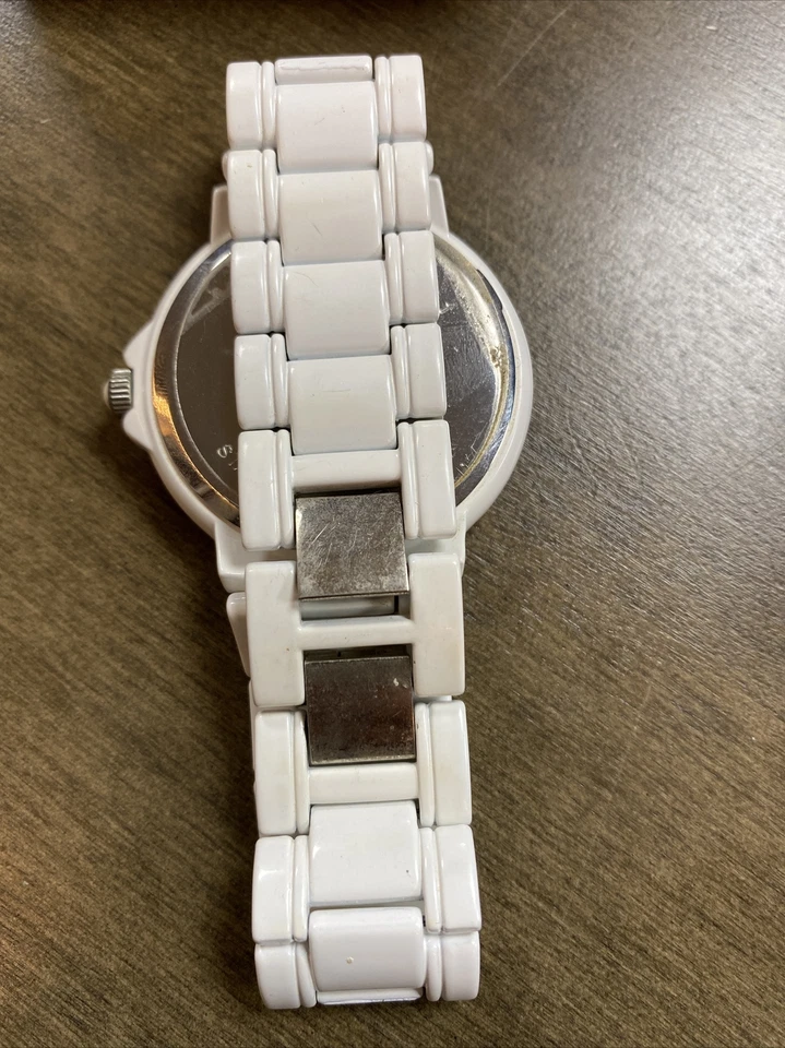 Reloj Pulsera Retro Cuarzo Chisme Blanco Foto 3 de 4