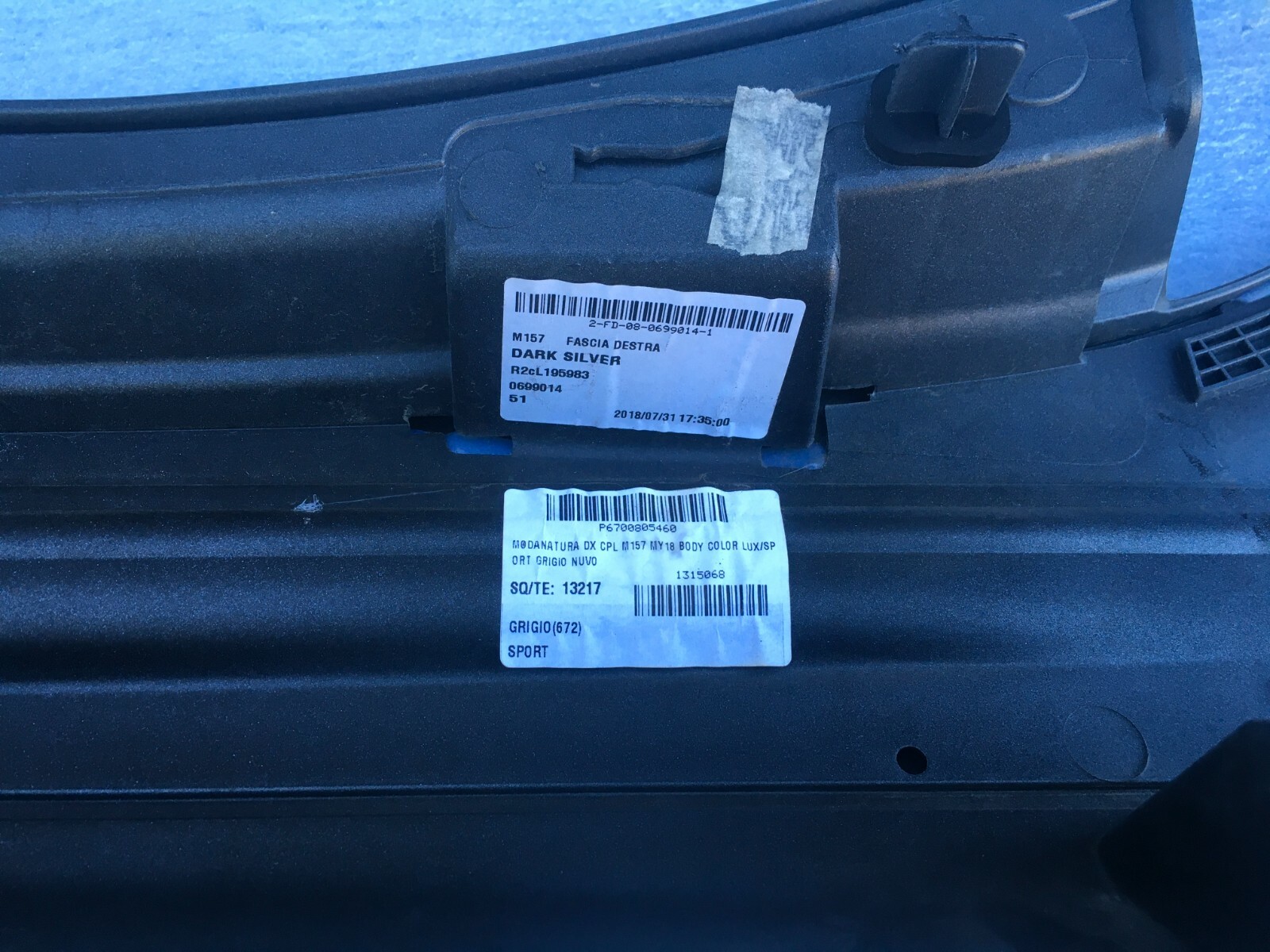 2014-2017 Maserati Ghibli right rocker panel PART#670010791 OEM