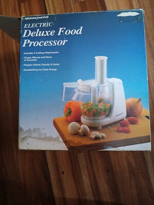 KitchenGourmet Deluxe Mini Food Processor Open Box Never Used