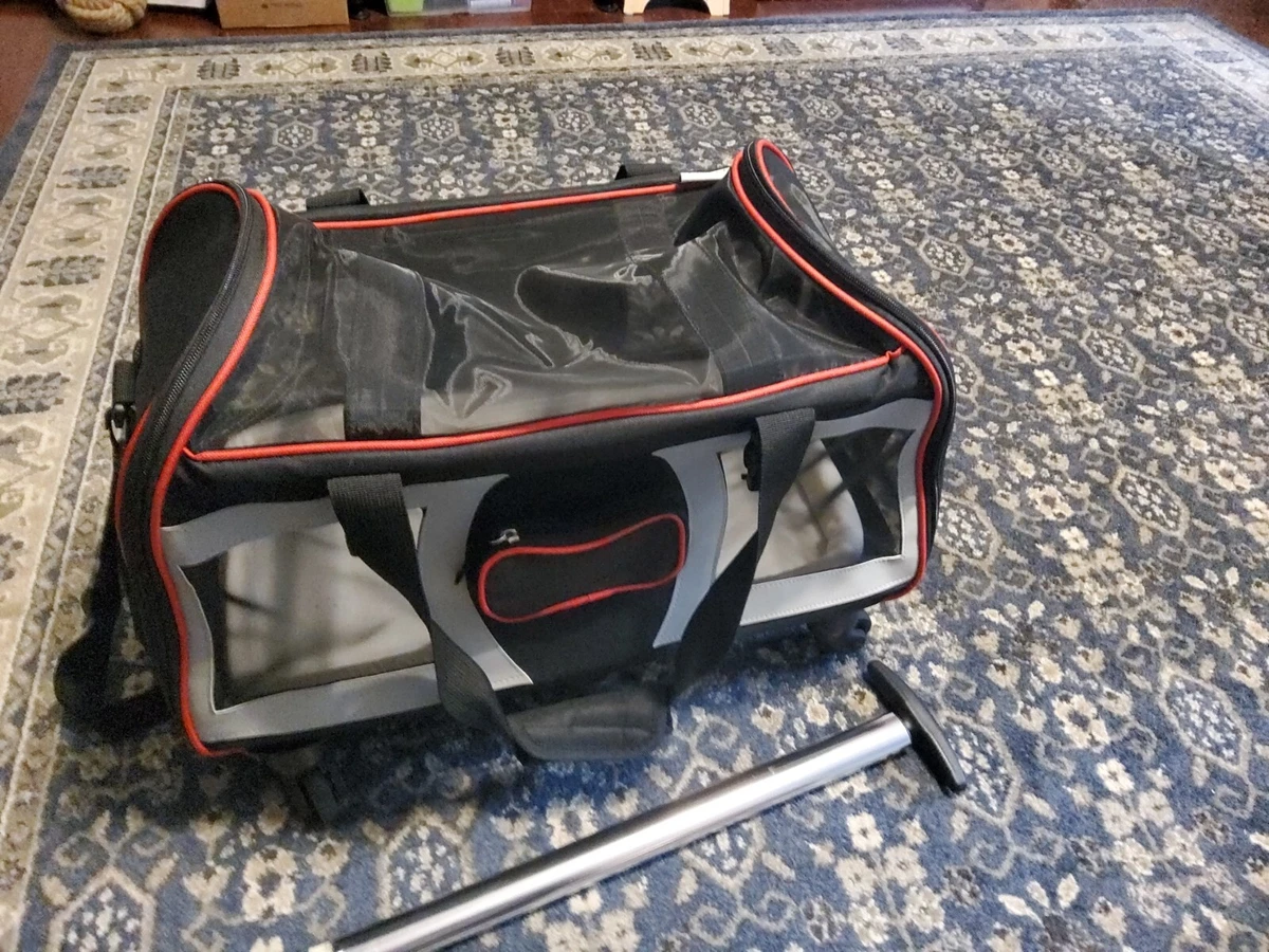 Katziela Pet Carrier with Removable Wheels Soft Sided Airline