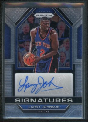 その他 LARRY JOHNSON auto 2022-23 LARRY JOHNSON AUTO PANINI PRIZM SIGNATURES