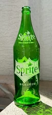 Sprite 28 oz ACL 1971 Mt. McKinley National Park green soda bottle Coca Cola 