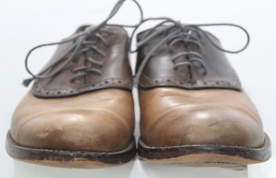 Aston Grey Collection Clinton Brown & Cognac Leather Oxford  display picture 1