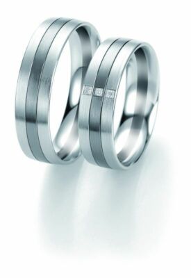Wedding Rings Breuning Black & White Collection 6329/6330