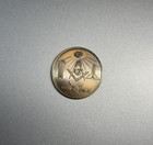 1981 Lawrenceville Georgia Lodge No. 131 Uncirculated Freemason Coin Token — photo 2