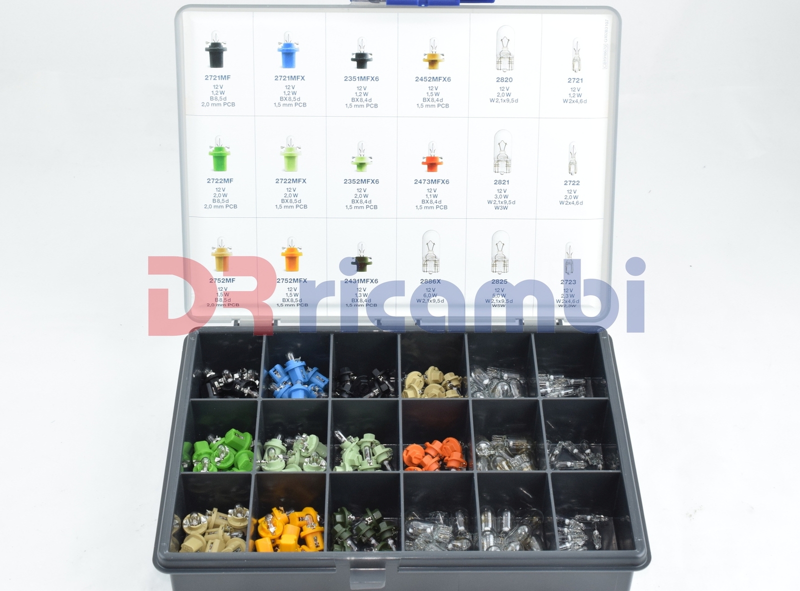 KIT ASSORTIMENTO LAMPADINE MINIWATT OSRAM PZ 180 12V MF/T5/T10 UNV1 OSRAM 509961