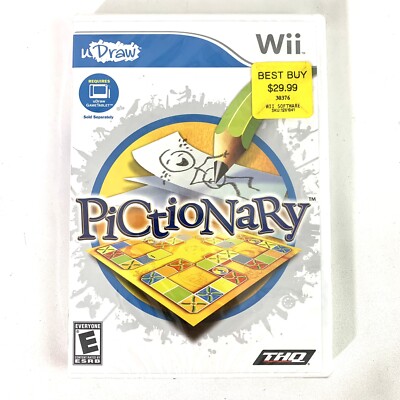 Pictionary Wii (Nintendo Wii, 2010) Brand New and Sealed - SHIPS FAST ...