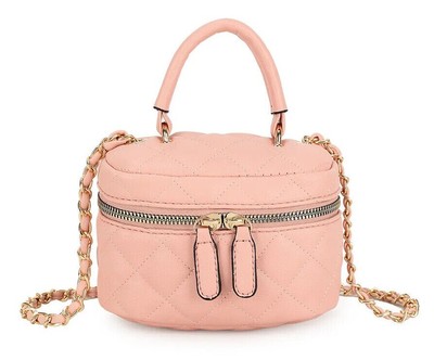 Damen Kunstleder gesteppte Clutch Tasche Top Griff Abend Party Handtasche Hochzeit
