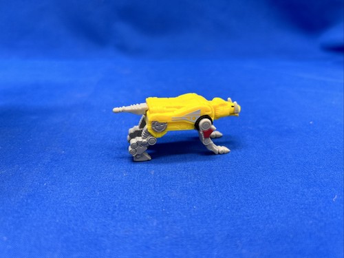 vtg Micro Machines Power Ranger Sabertooth Tiger Dinozord mini yellow 1993 - Picture 3 of 5