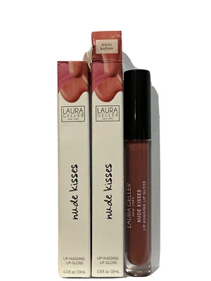 2 × Laura Geller Nude Kisses Lip Gloss Bikini Bottom 2.9ml Brand New