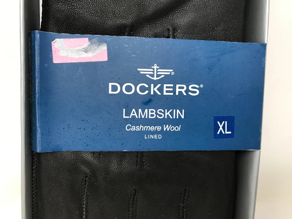 NUEVO DE LOTE NUEVO Guantes de Cuero Negro para Hombres Lana de Cachemira Piel de Cordero XL Conducción Extra Grande Foto 2 de 4