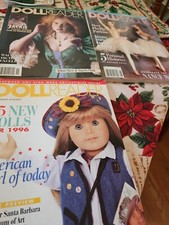 DOLL READER Lot Of 3 Vintage Magazines From 1996 May, August November