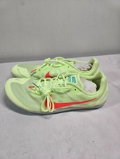 Nike Zoom Rival D 10 Barely Volt Green Orange Track Spikes 907566-700 Mens SZ 13