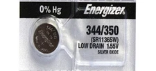 1 Fresh ENERGIZER 344/350 SR1136SW Silver Oxide Watch Battery 1.55V- USA Seller