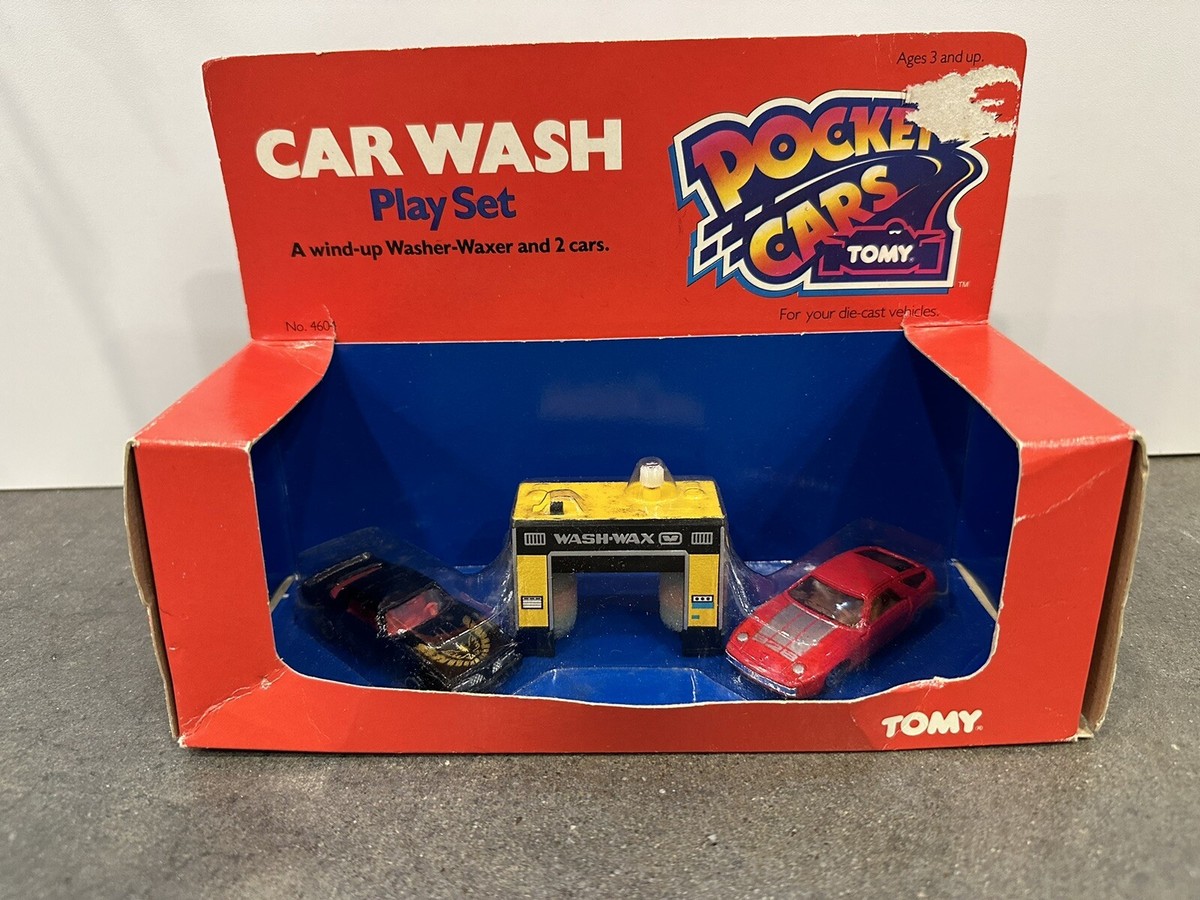 RARE TOMY POCKET CARS TAKARA CAR WASH 2x CAR PACK SEALED TOMICA