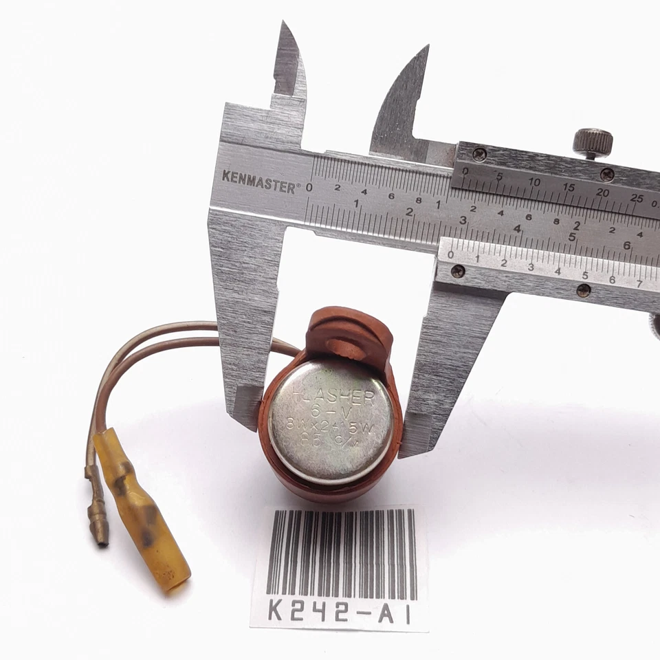 Relé intermitente Yamaha YL1 YL2 YLCM YG1 YGS1 YJ2 U5 U7 MF3 6v Nuevo de Lote Antiguo Foto 4 de 4