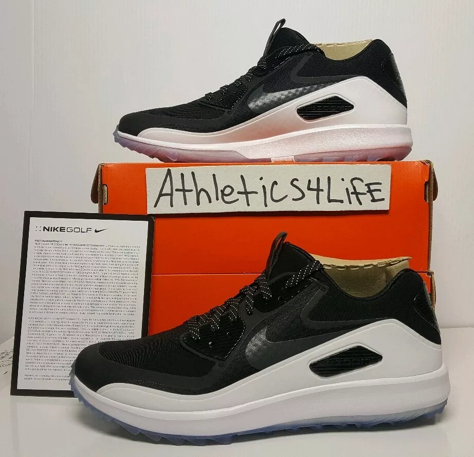 NIKE AIR ZOOM 90 IT GOLF SHOES MENS SIZE 7 BLACK WHITE VOLT 844569 001