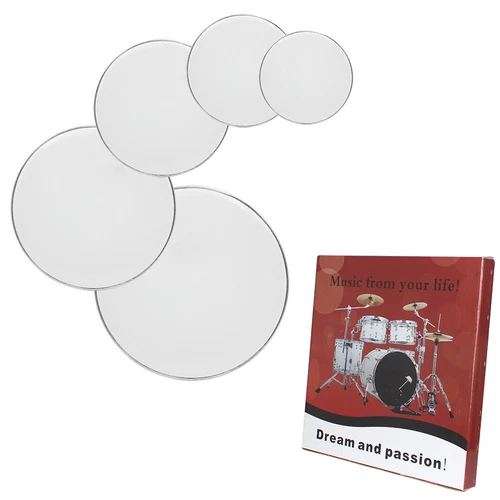 Drum Heads (22", 16", 14", 13", 12") White Hot Sale - Picture 6 of 12