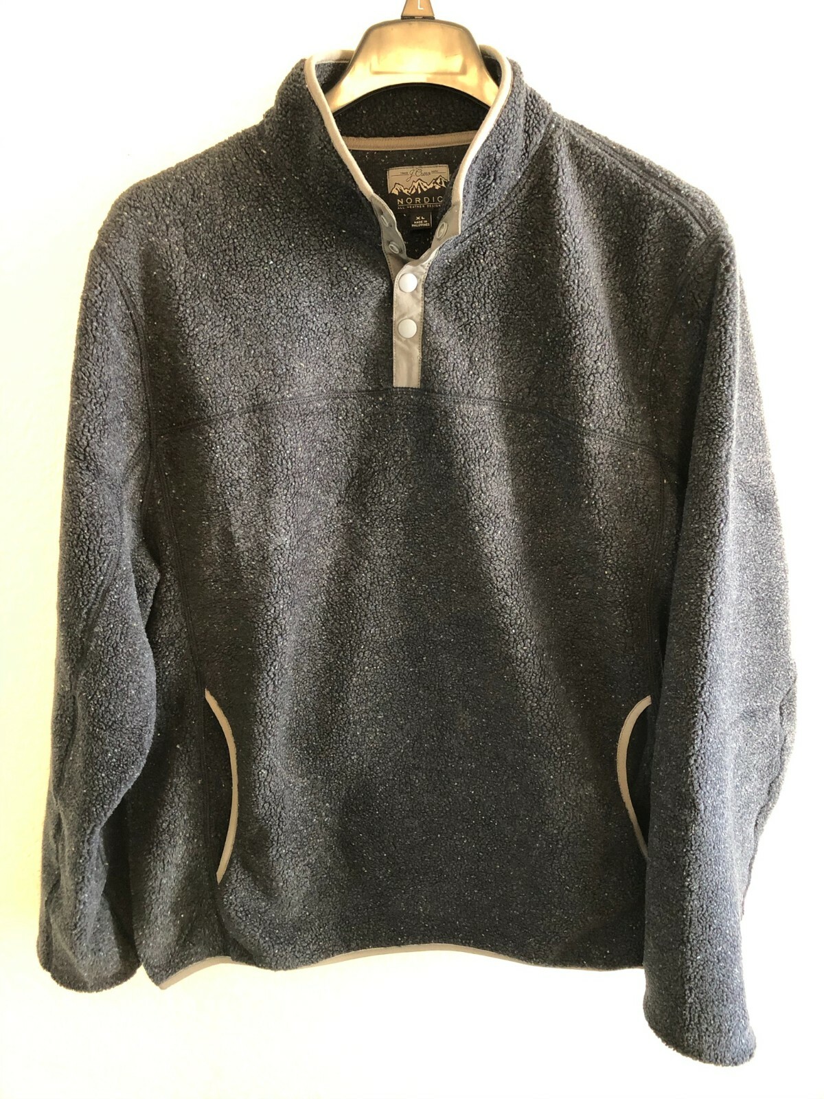 J.Crew Men's Nordic Mockneck Snap 