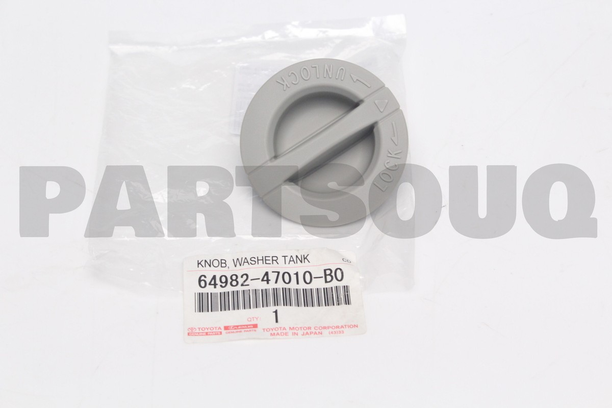 6498247010B0 Genuine Toyota KNOB, WASHER TANK 64982-47010-B0