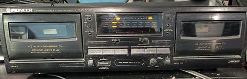 Pioneer CT-W205R Stereo Dual Double Cassette Deck-READ-SOLD AS IS-C270 - 第 1/6 張圖片