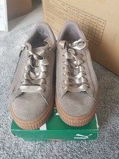 puma womens suede platform bubble trainers bungee cord