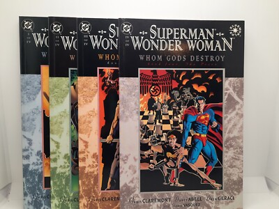 Superman/Wonder Woman: Whom Gods Destroy Books 1-4 DC Comics  1997 .