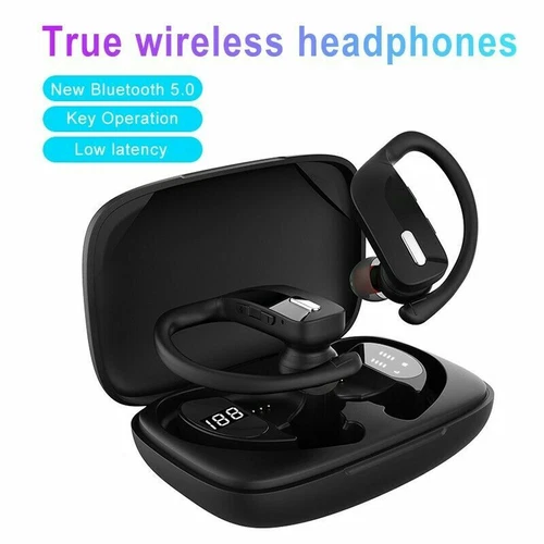 Wasserdichte kabellose Bluetooth-Kopfhörer, Sport-Ohrhörer, TWS-Headset_voghion.com