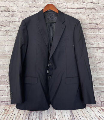 ARMANI COLLEZIONI フリルジャケット 42 NEW Armani Collezioni G-Line Two Button Pinstripe Blazer - Navy