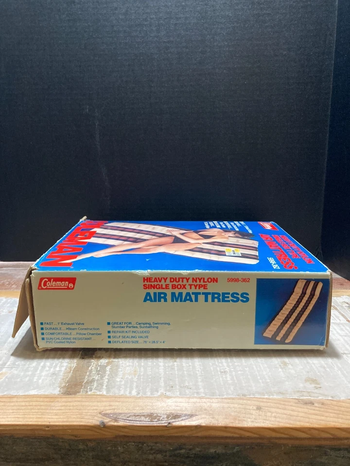 Vintage Coleman Heavy Duty Nylon Single Box Type Air Matress Pre- Owned - Image 4 of 4
