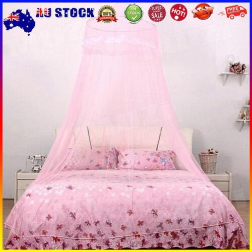 Children Bed Canopy Hanging Mosquito Net Princess Dome Bed Tent (Pink) # - Afbeelding 1 van 6
