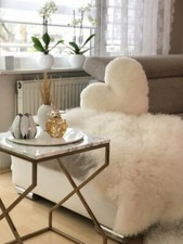 Premium Lambskin Sheepskin Champagne Merino Eco Natural Fur