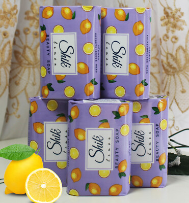 5x70g Shik Kosmetische Seife Zitrone Beauty Soap Lemon Мыло лимон