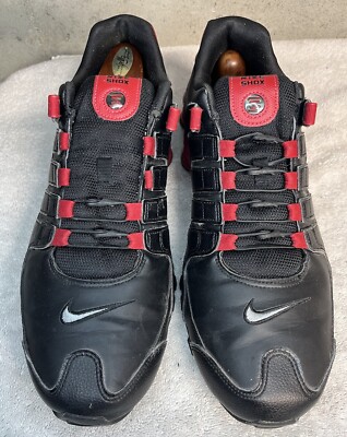 NIKE　ナイキ　SHOX　27 RARE NIKE SHOX NZ EU 501524-027 BLACK SILVER GYM RED MENS