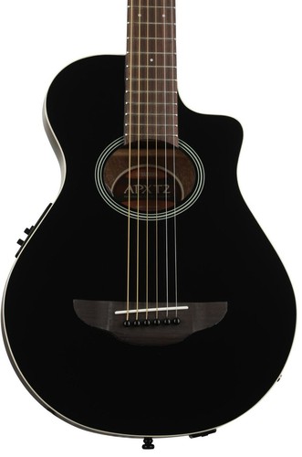Yamaha APXT2 BL Right Handed 6 String Acoustic-Electric Guitar - Black