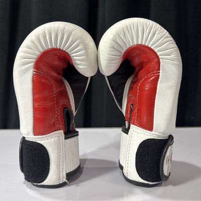 Fairtex Youth 8oz Boxing Gloves White Leather Made in Thailand