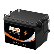 12V 100Ah single Or Dual-unit LiFePO4 Battery Featuring A 100A BMS And 1280Wh