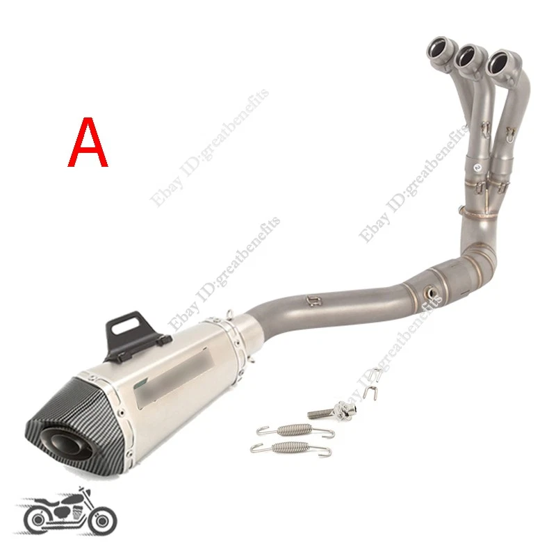 Slip On For Yamaha MT-09 XSR900 Tracer 9 2024 2025 Exhaust System Header Pipe - Image 3 of 4