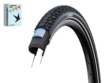 Schwalbe Marathon Plus Tour Reifen + Schlauch im Set - 2026 - Pannenschutz